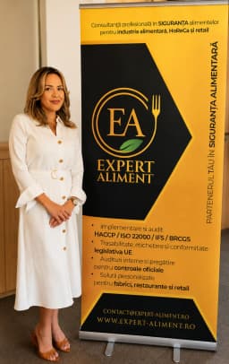 Ely Neagu, consultant în siguranță alimentară și fondator Expert Aliment